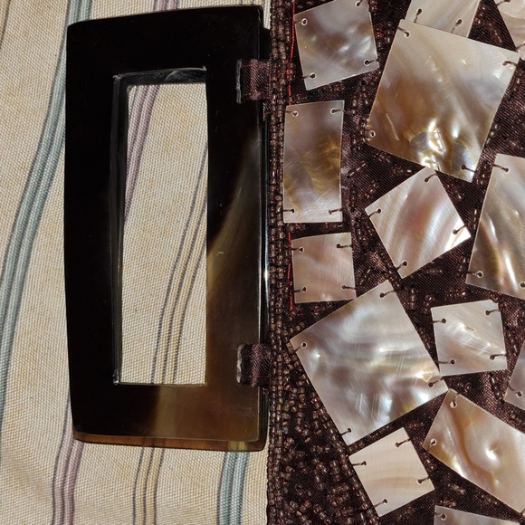 Beaded Brown Beaded Bag - Picture 5 of 9